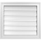 Ekena Millwork Vertical Surface Mount PVC Gable Vent: Functional, w/ 2"W x 1-1/2"P Brickmould Frame, 22"W x 20"H GVPVE22X2002SF - alternate 1